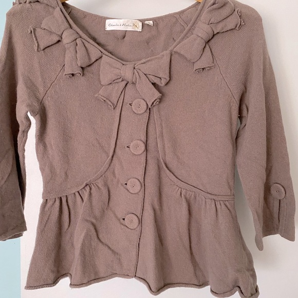 Charlie & Robin cardigan, Size S, lilac - Picture 1 of 7